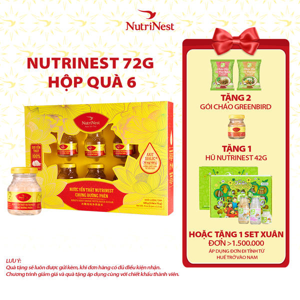  NutriNest 72g - Hộp quà 6 