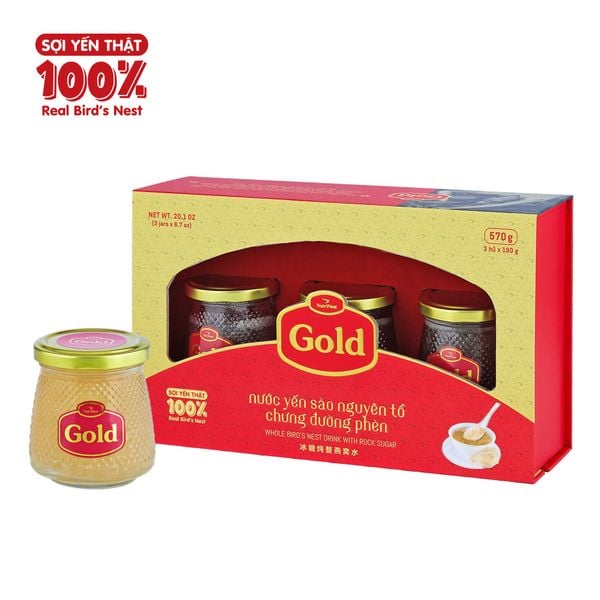  Gold 190g - Hộp quà 3 hũ 