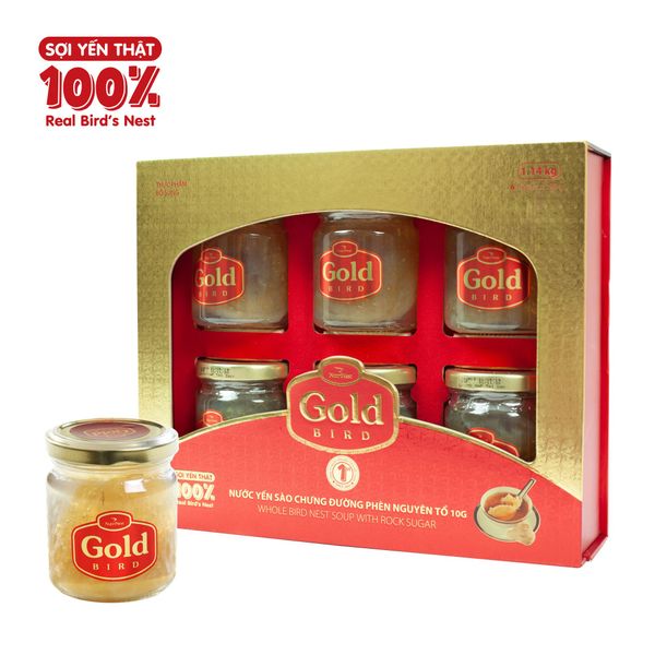  Gold 190g - Hộp quà 6 hũ 