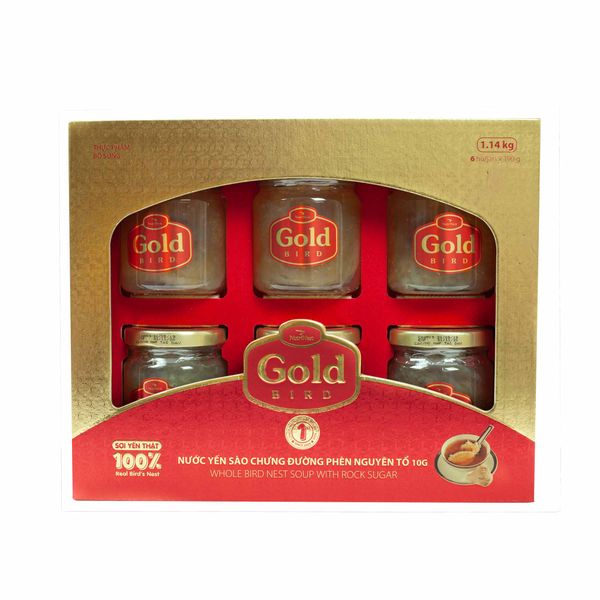  Gold 190g - Hộp quà 6 hũ 