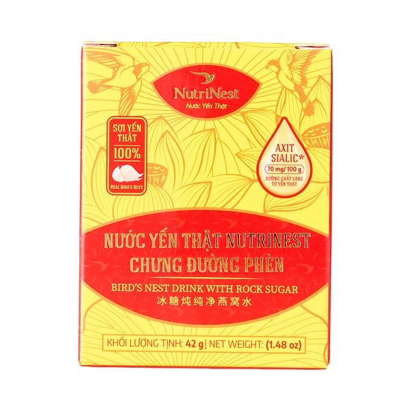  NutriNest – 冰糖炖纯净燕窝水 – 6罐礼盒 * 42克 