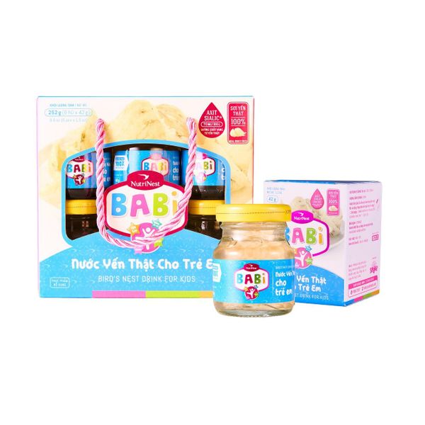  儿童纯正燕窝水营养补充食品 – NUTRINEST BABI – 6罐批*42克 