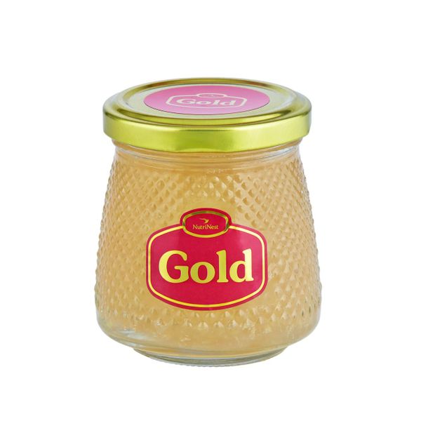  NUTRINEST - GOLD - WHOLE BIRD'S NEST WITH ROCK SUGAR - Gift Box 6 Jars x 190 g 