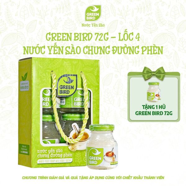  Green Bird 72g - Lốc 4 