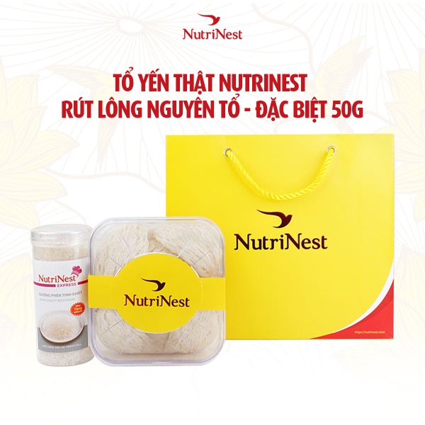  Combo Tổ Yến Sào NutriNest rút lông - Đặc biệt 50g - Không hộp 