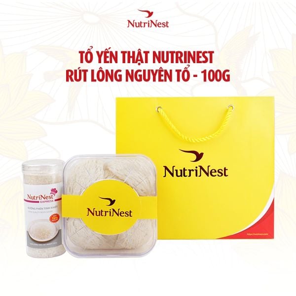  Combo Tổ Yến Sào NutriNest rút lông - 100g - Không hộp 