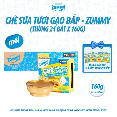 Tặng 4 bát Zummy gạo bắp