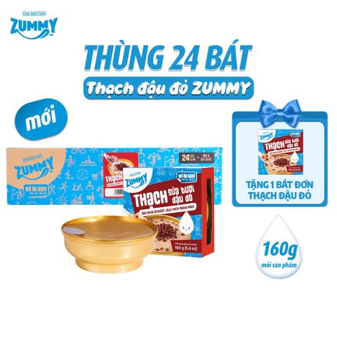 Tặng 4 bát Zummy đậu đỏ