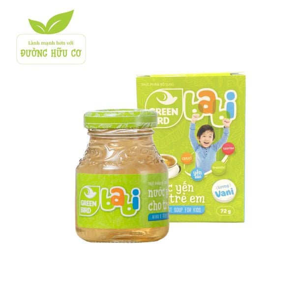  绿鸟 - Babi儿童燕窝水香草味 - 单瓶 72克 