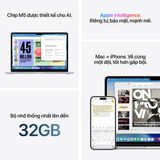 MacBook Air 13-inch M5 Chip 8-core GPU 70W (Ram 16GB - SSD 512GB)