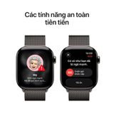 Apple Watch Series 11 GPS + Cellular 46mm (Vỏ Titan - Dây Quấn Milan M/L)