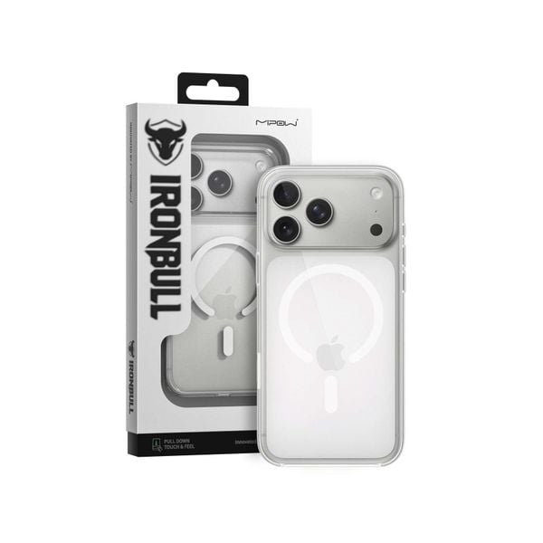 MIPOW IRONBULL Ốp Lưng Magsafe iPhone 18 Series (Transparent)