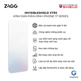 ZAGG Dán cường lực InvisibleShield XTR5 iPhone 17 Series (Trong suốt)