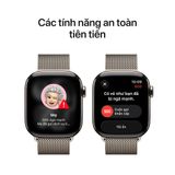 Apple Watch Series 11 GPS + Cellular 46mm (Vỏ Titan - Dây Quấn Milan S/M)