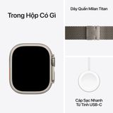 Apple Watch Ultra 3 (Vỏ Titan - Dây Quấn Milan Titan Size Lớn)