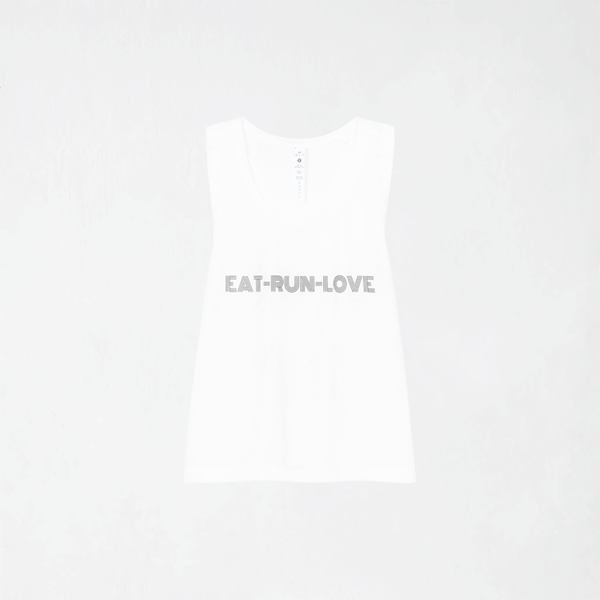 EAT RUN LOVE CROPPED SINGLET W24176 WOMEN