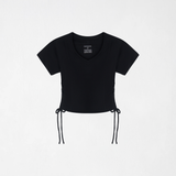 RUCHING CROPTOP W13052 WOMEN