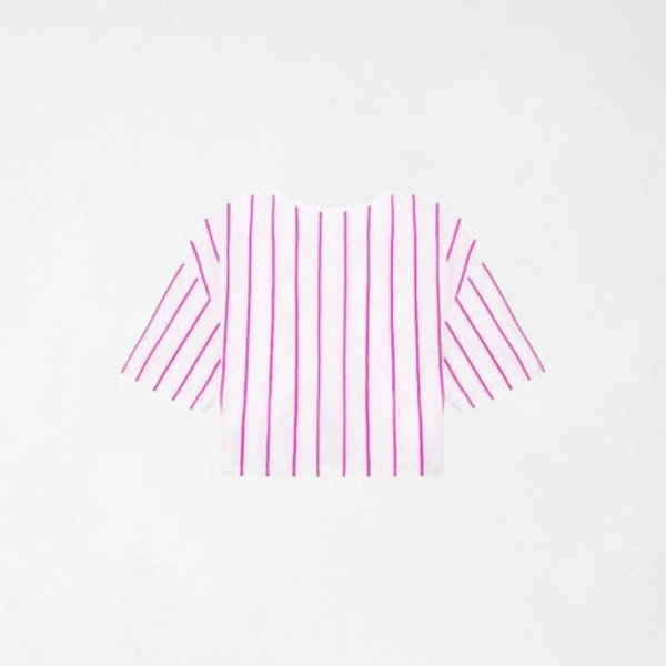  STRIPES CROPTOP O23018 WOMEN 