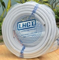 Ống Đồng Thái Lan LHCT luồn sẵn gen cách nhiệt 6/10 cuộn 15 mét