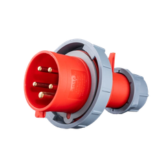 Phích cắm loại di động có kẹp giữ dây 5 cực, 32A, IP67 mã MPN-0252