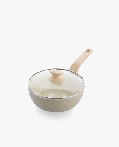  GREENPAN - Chảo chống dính Ceramic Essen 20cm kèm nắp 