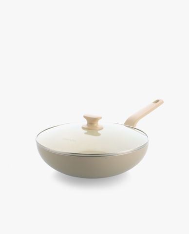  GREENPAN - Chảo chống dính Ceramic Essen 24cm kèm nắp 