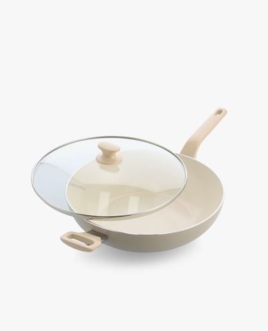  GREENPAN - Chảo chống dính Ceramic Essen 32cm kèm nắp 