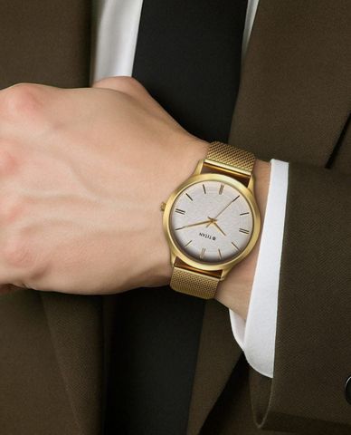  TITAN - Đồng hồ nam Karishma 40mm 