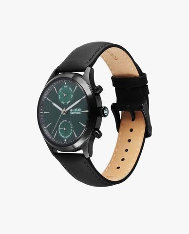 TITAN - Đồng hồ nam Sapphire Multifunction 40mm 