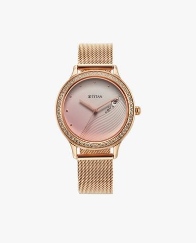  TITAN - Đồng hồ nữ Purple Glam It Up 35.5mm 