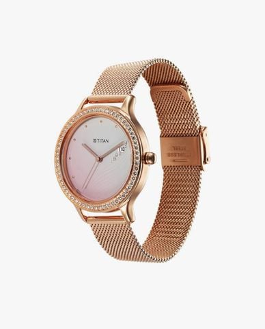  TITAN - Đồng hồ nữ Purple Glam It Up 35.5mm 