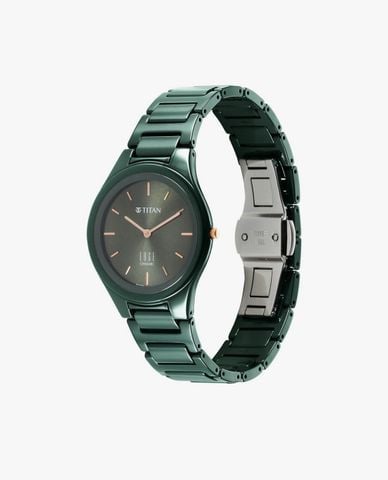  TITAN - Đồng hồ nữ Edge Ceramic 34mm 