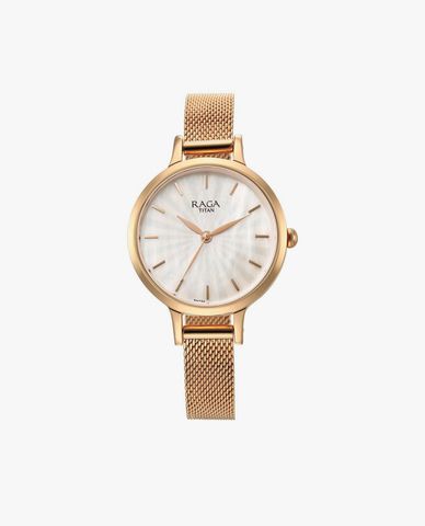  TITAN - Đồng hồ nữ Raga Power Pearls 28mm 