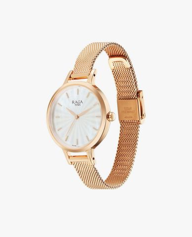  TITAN - Đồng hồ nữ Raga Power Pearls 28mm 