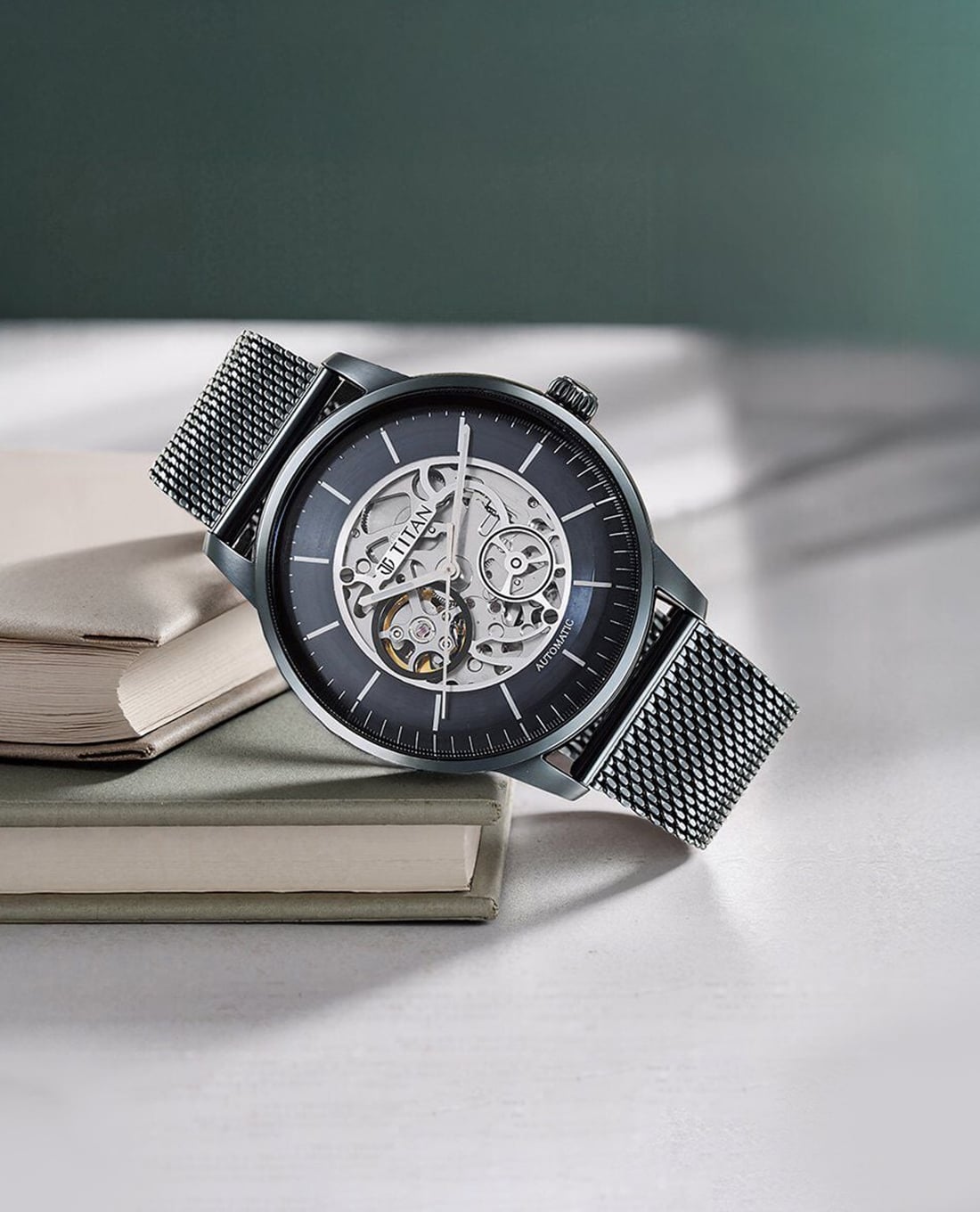 TITAN - Đồng hồ nam Mechnaical 44mm