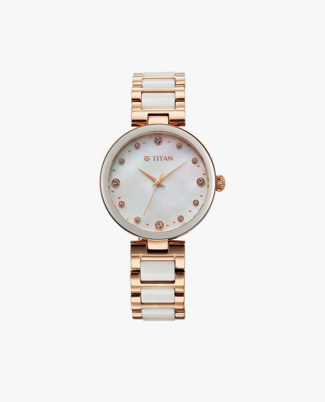 TITAN - Đồng hồ nữ Purple Ceramics 34mm