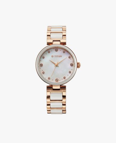  TITAN - Đồng hồ nữ Purple Ceramics 34mm 