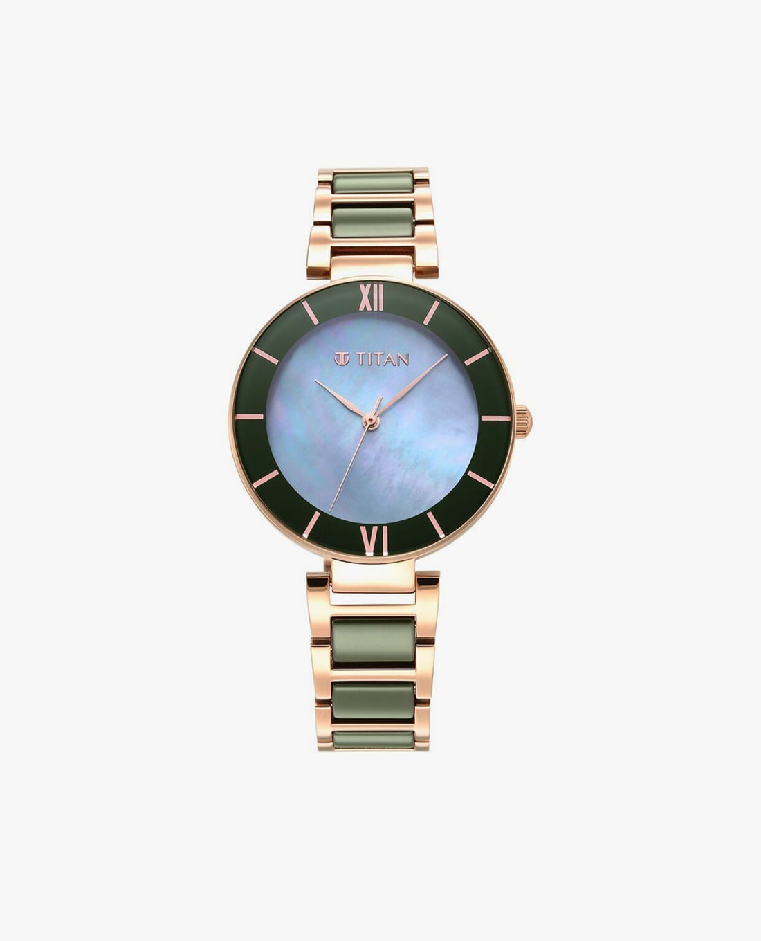 TITAN - Đồng hồ nữ Purple Ceramics 34mm