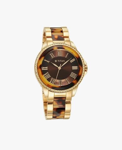  TITAN - Đồng hồ nữ Purple Ceramics 34mm 