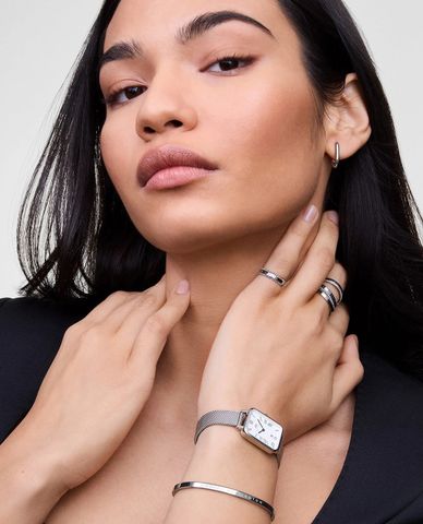  DANIEL WELLINGTON - Đồng hồ nữ Quadro Sterling Roman Numerals 26mm 