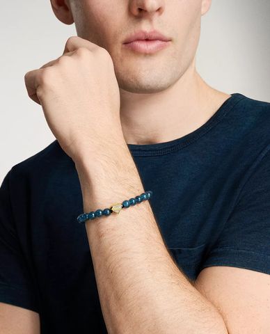  FOSSIL - Vòng đeo tay nam chuỗi hạt Superman 