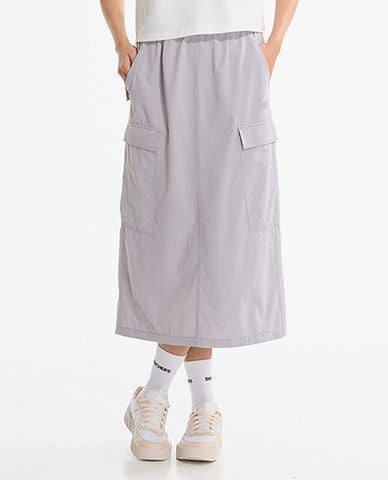  SKECHERS - Chân váy chữ A midi phối túi hộp 