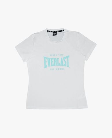  EVERLAST - Áo thun nữ cổ tròn tay ngắn in logo 