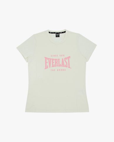  EVERLAST - Áo thun nữ cổ tròn tay ngắn in logo 