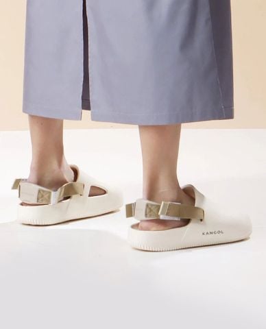  KANGOL - Giày clog unisex mũi tròn 