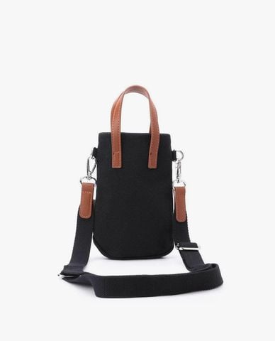  KANGOL - Túi đeo chéo unisex phom chữ nhật quai da 