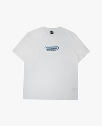  KANGOL - Áo thun unisex cổ tròn tay ngắn in logo 