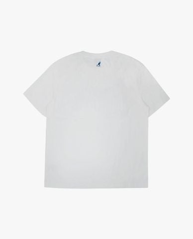  KANGOL - Áo thun unisex cổ tròn tay ngắn in logo 