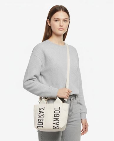  KANGOL - Túi đeo vai unisex hình thang in logo 
