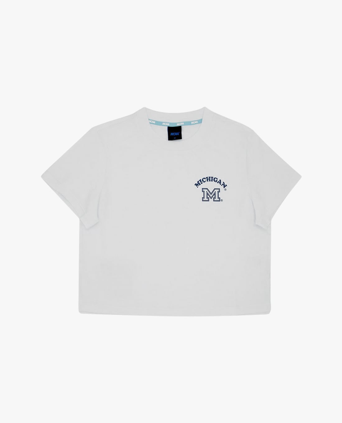 NCAA - Áo thun unisex cổ tròn tay ngắn in logo